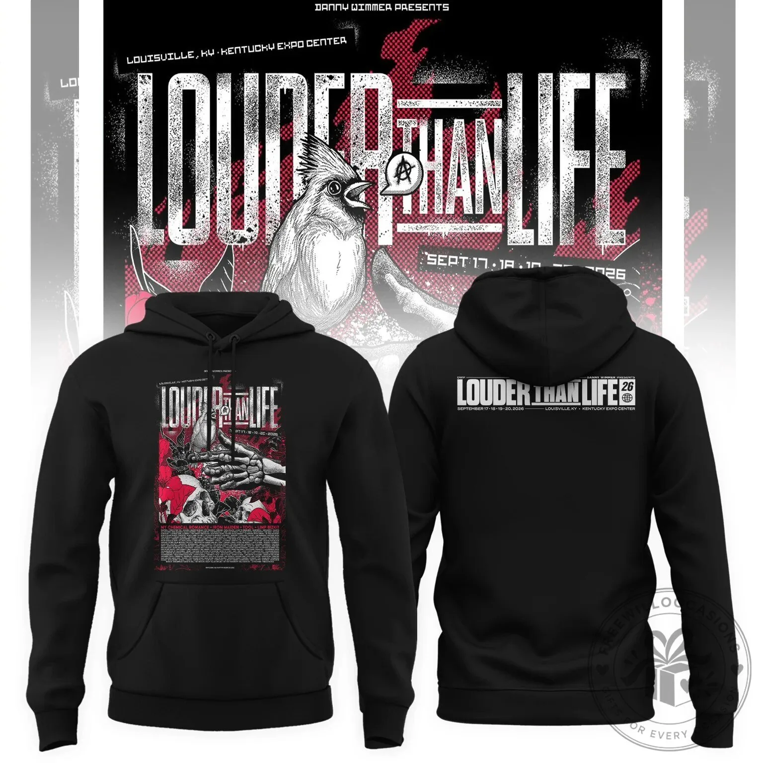 2026 Hoodie for Louder Than Life Festival at Kentucky Expo Center Music Event