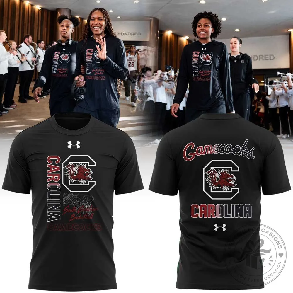 South Carolina Gamecocks Women's Basketball Black Fan T-Shirt