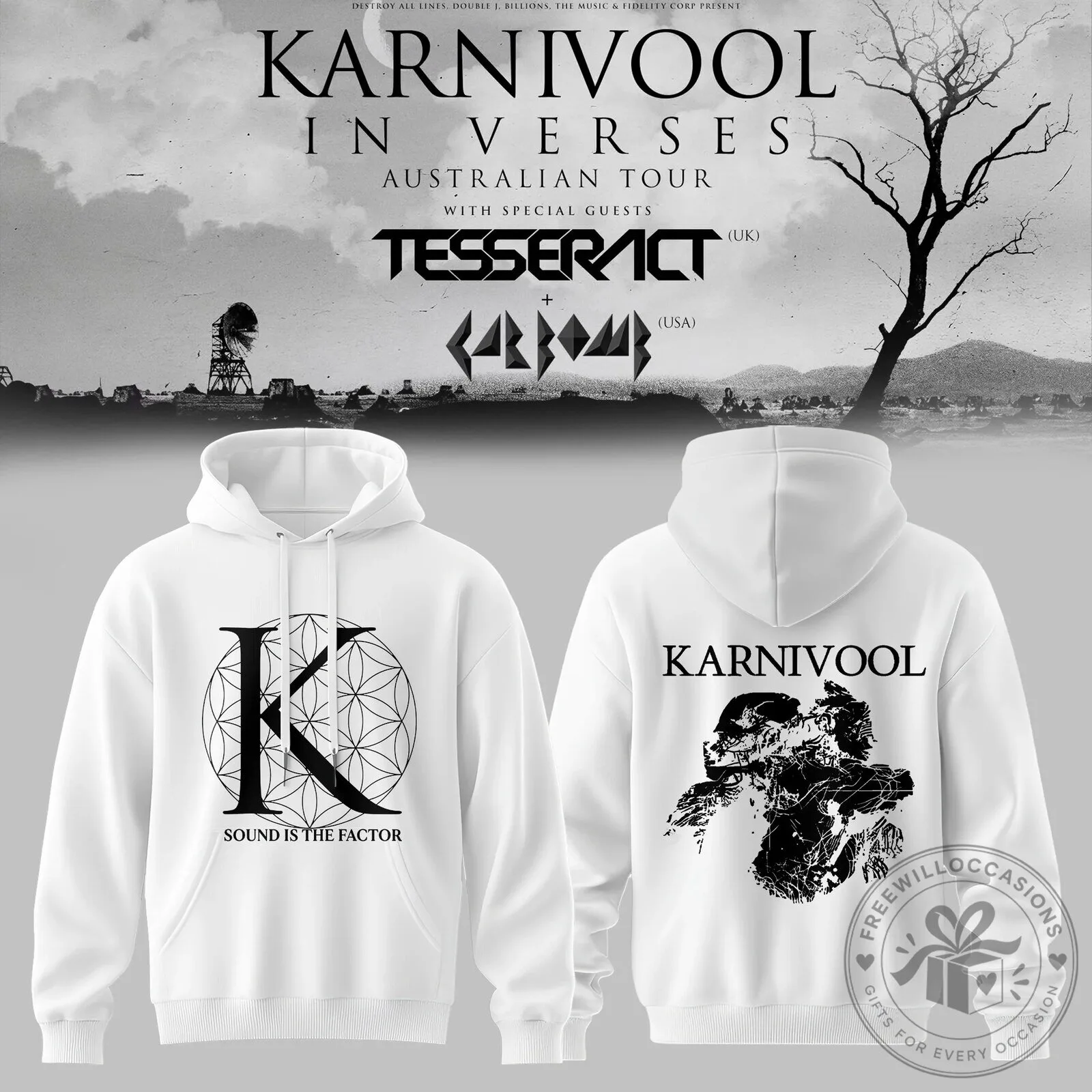 Karnivool In Verses Australian Tour Sound Is The Factor Band Hoodie