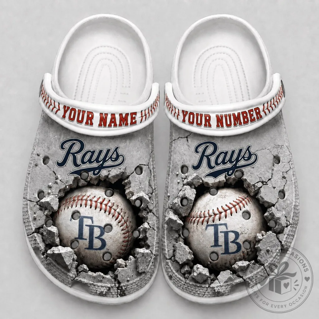 Tampa Bay Rays Baseball Team Cracked Concrete Design Shoes Tampa Bay Rays Baseball Team Cracked Concrete Design Shoes