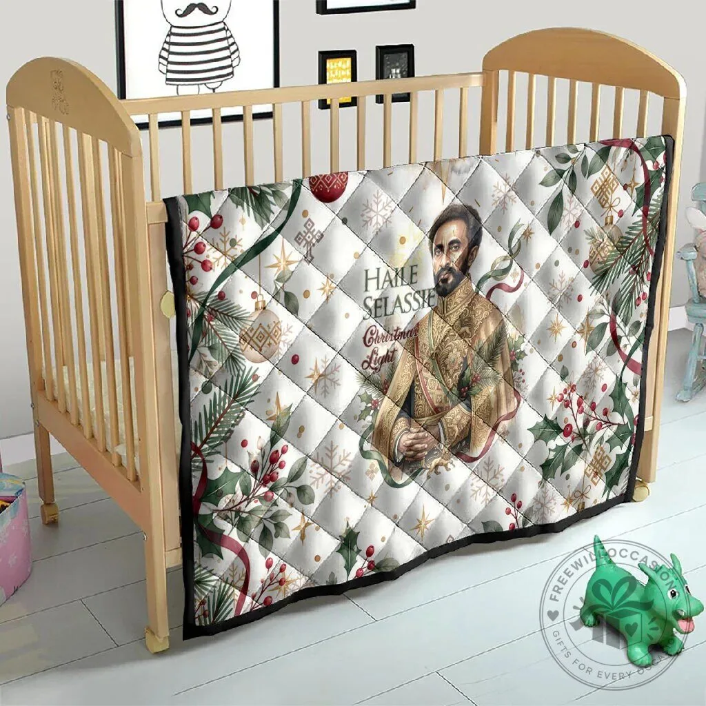 Haile Selassie Christmas Light Royal Ethiopian Orthodox Vintage Style Quilt 10 Haile Selassie Christmas Light Royal Ethiopian Orthodox Vintage Style Quilt