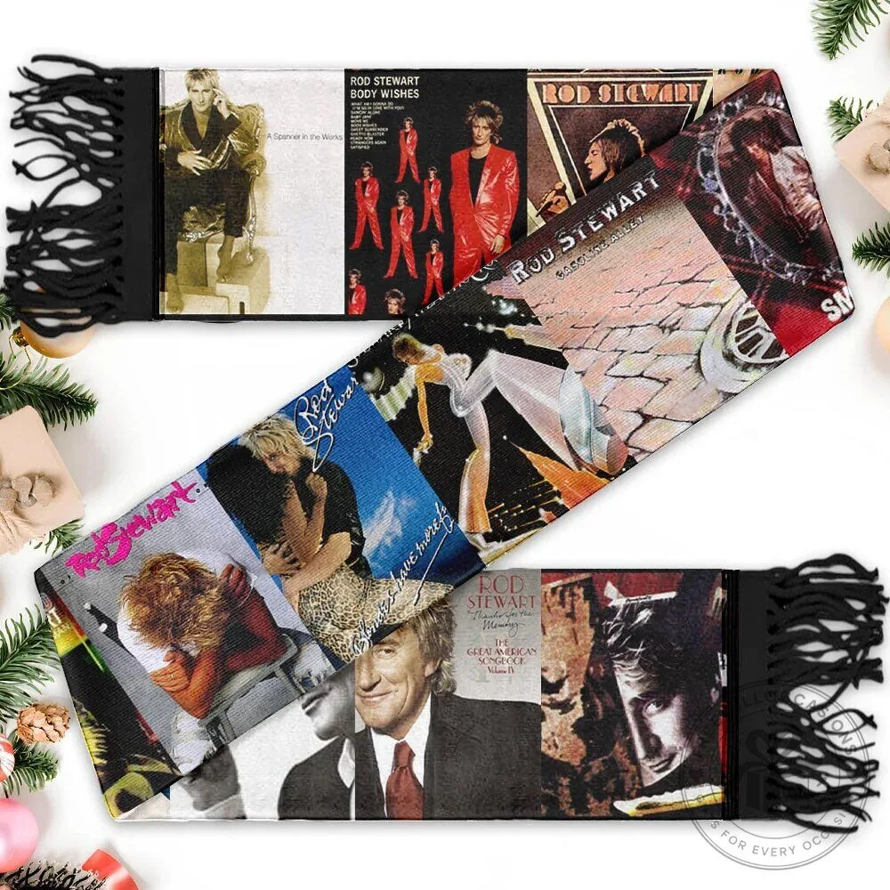 Rod Stewart Album Covers Music Fan Scarf