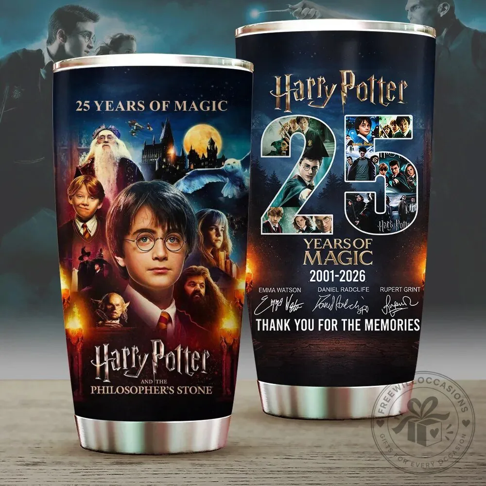 Harry Potter 25 Years of Magic Stainless Steel Insulated Tumbler