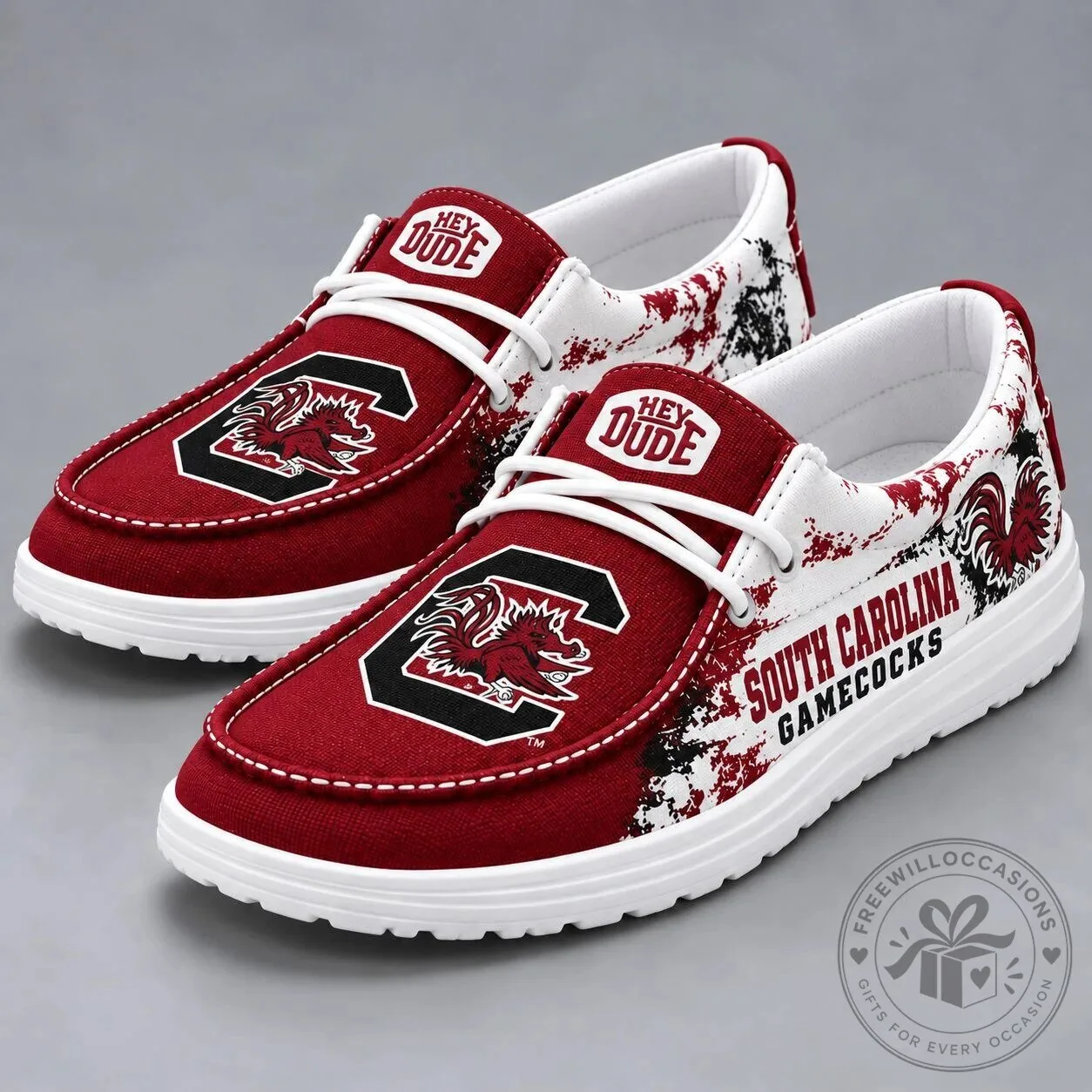 South Carolina Gamecocks Hey Dude Style Loafer Shoes