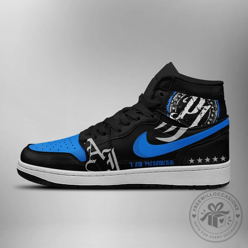AJ Styles I Am Phenomenal WWE Professional Wrestler High Top Sneakers 9 AJ Styles I Am Phenomenal WWE Professional Wrestler High Top Sneakers