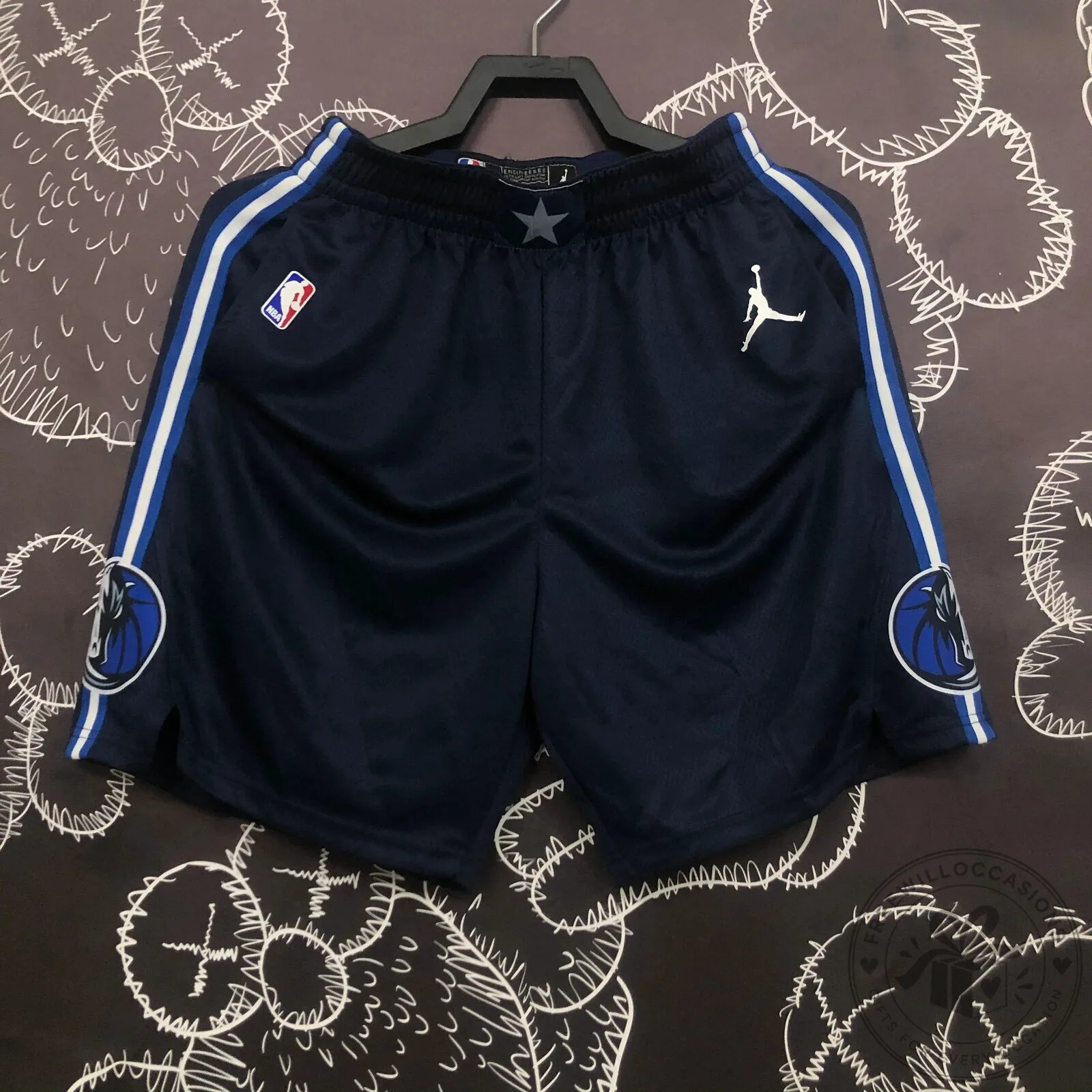 Dallas Mavericks Statement Edition Nike Jordan NBA Basketball Shorts