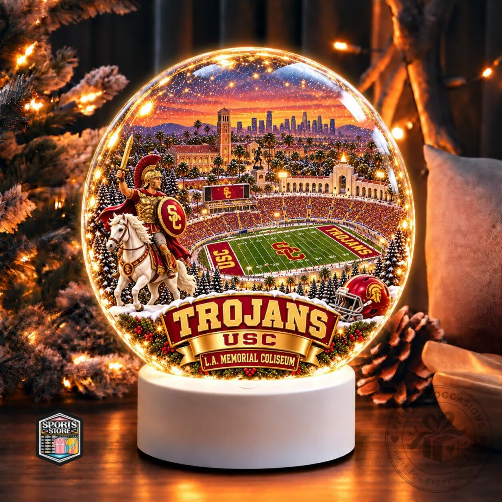 University of Southern California Trojans Los Angeles Memorial Coliseum Snow Globe University of Southern California Trojans Los Angeles Memorial Coliseum Snow Globe
