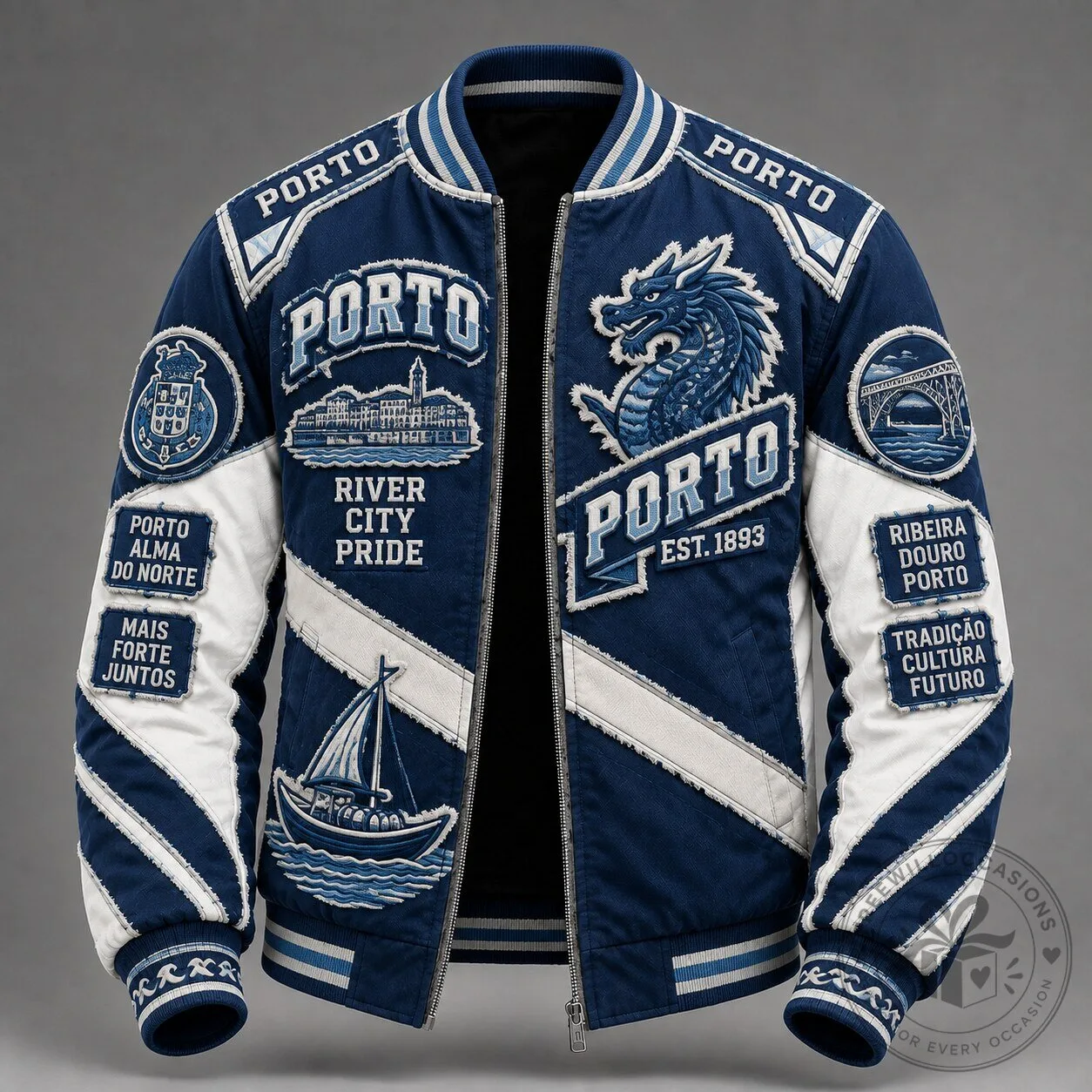 Porto Football Club Dragon River City Pride Varsity Jacket