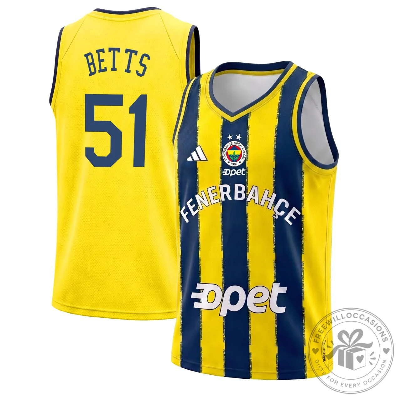 Fenerbahçe SK Marcus Betts Basketball Jersey