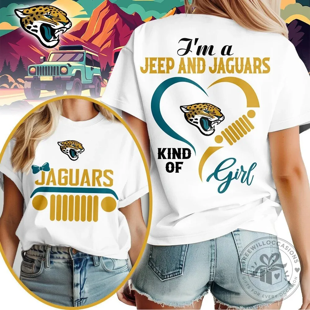 Jacksonville Jaguars Jeep Kind of Girl Fan T-Shirt