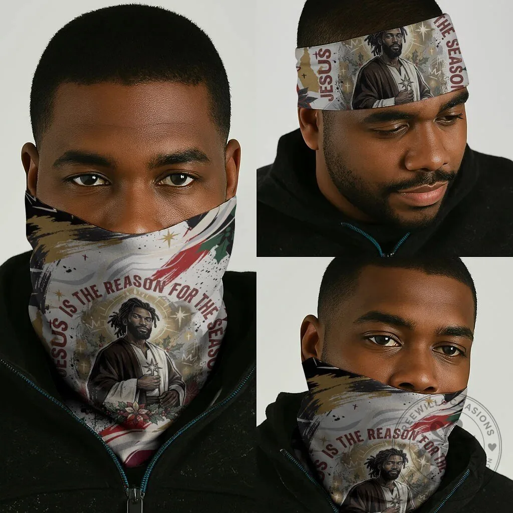 Jesus Is The Reason For The Season Christmas Neck Gaiter 6 Jesus Is The Reason For The Season Christmas Neck Gaiter
