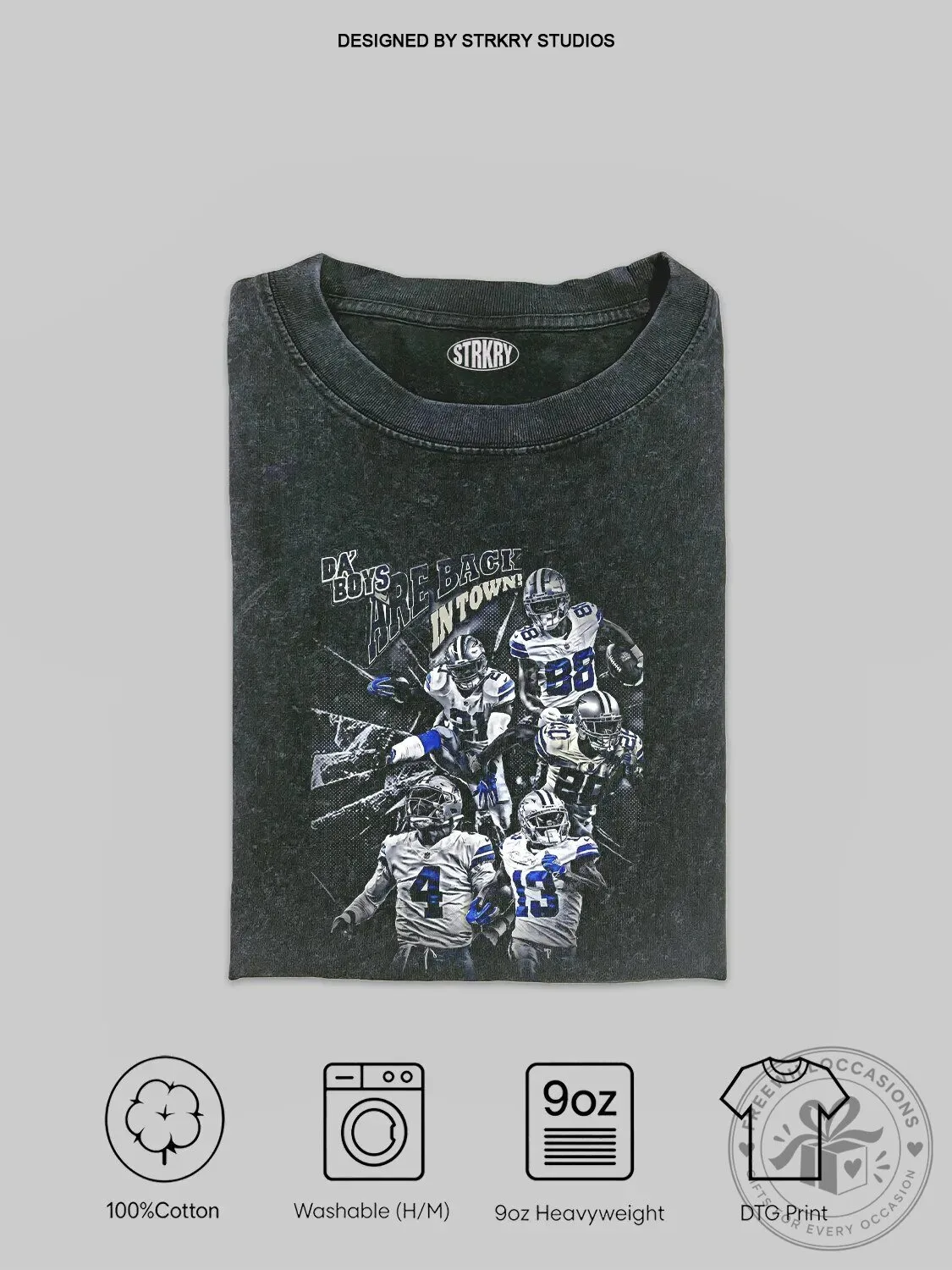 Dallas Cowboys Football Team Back In Town Vintage Style T-Shirt 5 Dallas Cowboys Football Team Back In Town Vintage Style T-Shirt