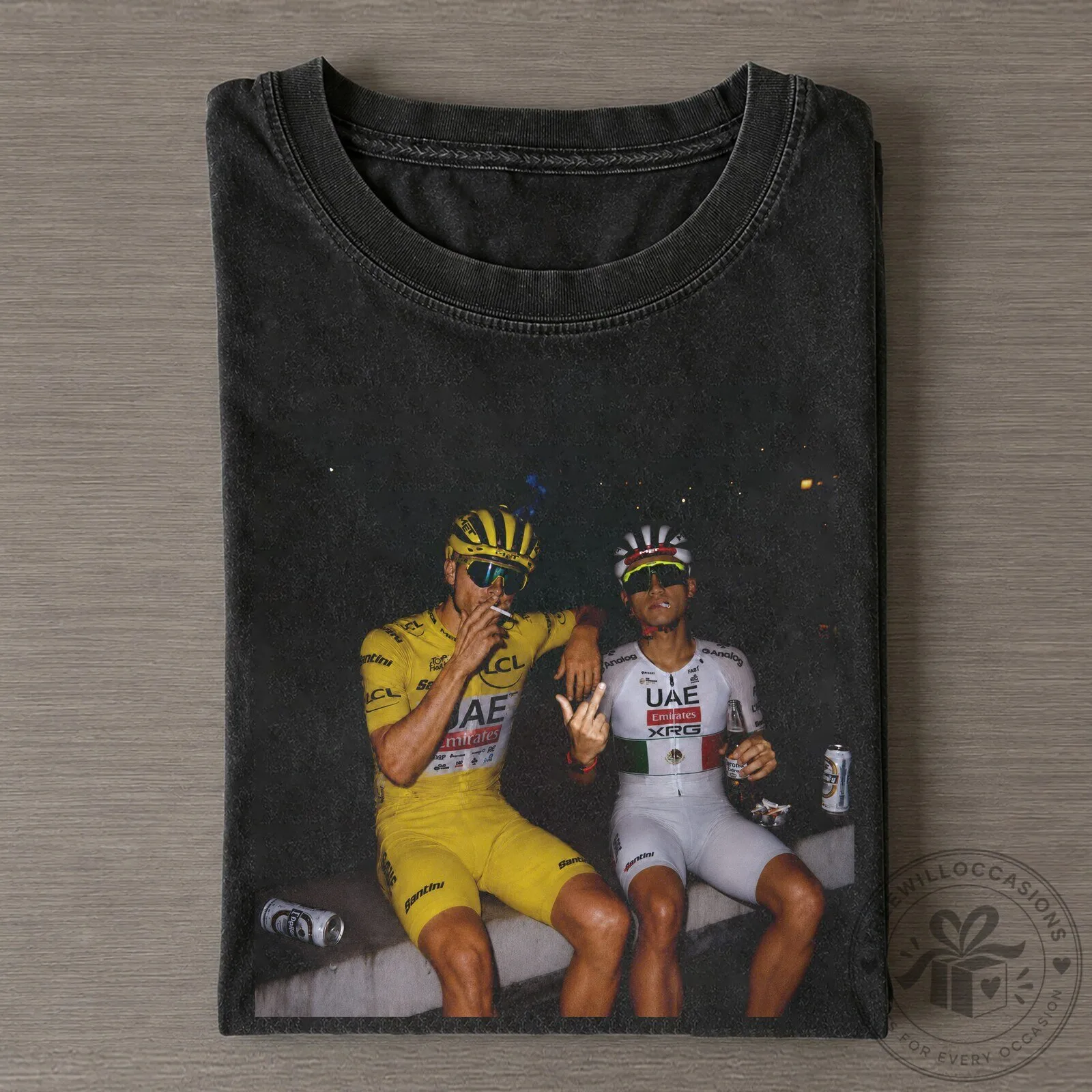 Tadej Pogačar and Isaac del Toro Cycling T-Shirt