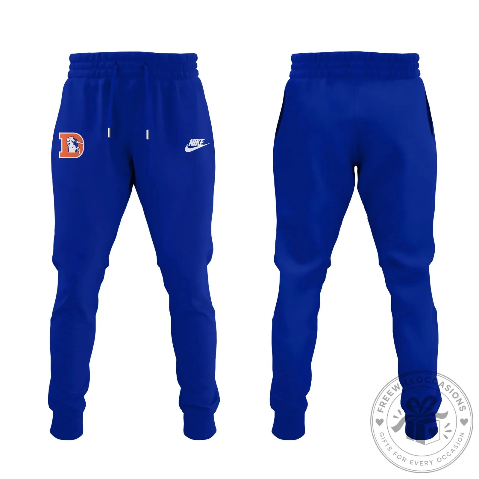 Denver Broncos Royal Blue Throwback Football Team Hoodie 15 Denver Broncos Royal Blue Throwback Football Team Hoodie