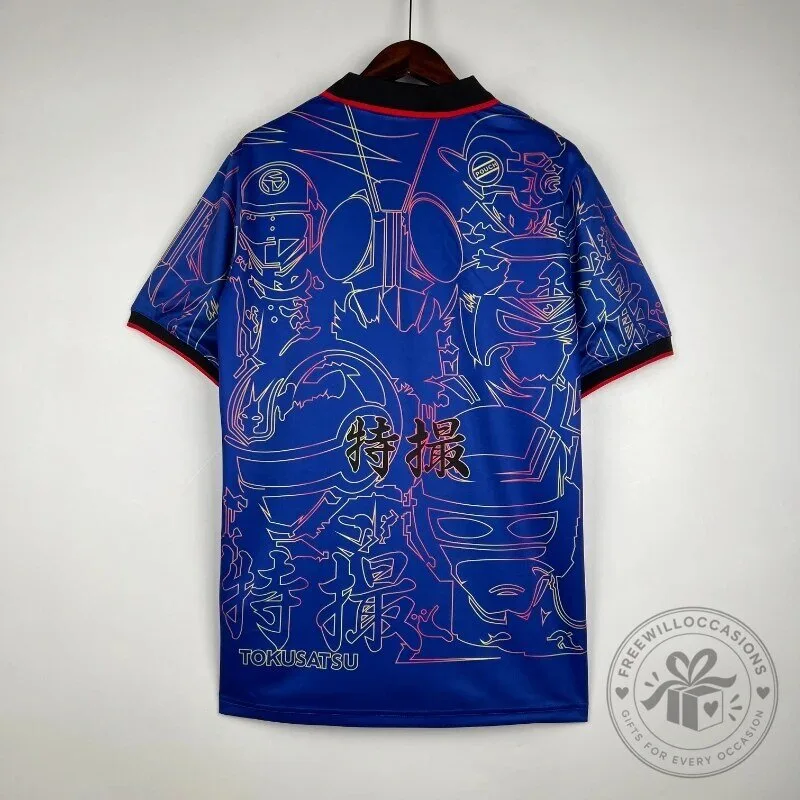 Japan National Football Team Tokusatsu Special Edition Soccer Jersey 19 Japan National Football Team Tokusatsu Special Edition Soccer Jersey