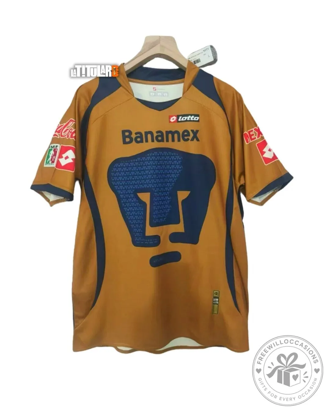 Pumas UNAM Retro Soccer Football Club Jersey 1 Pumas UNAM Retro Soccer Football Club Jersey