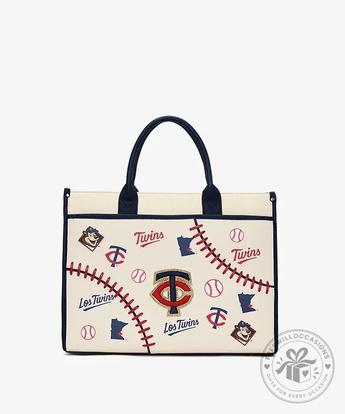 Minnesota Twins MLB Baseball Team Logo Print Tote Bag 17 Minnesota Twins MLB Baseball Team Logo Print Tote Bag