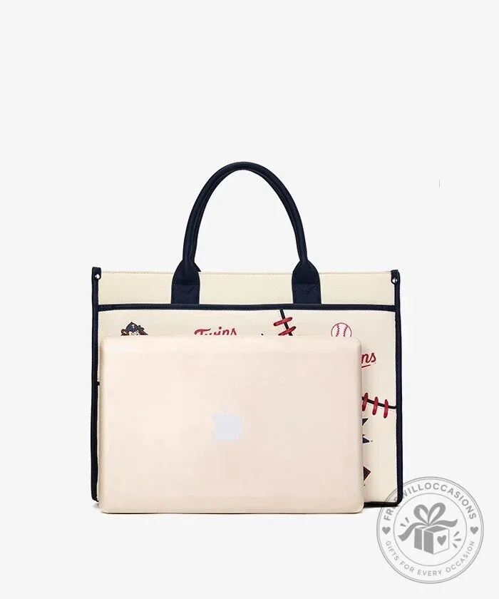 Minnesota Twins MLB Baseball Team Logo Print Tote Bag 18 Minnesota Twins MLB Baseball Team Logo Print Tote Bag
