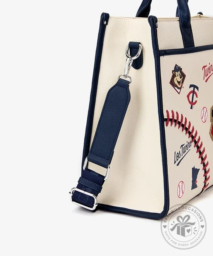 Minnesota Twins MLB Baseball Team Logo Print Tote Bag 19 Minnesota Twins MLB Baseball Team Logo Print Tote Bag
