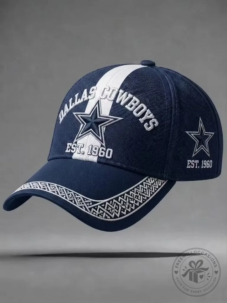 Dallas Cowboys Established 1960 Football Team Cap Hat 3 Dallas Cowboys Established 1960 Football Team Cap Hat