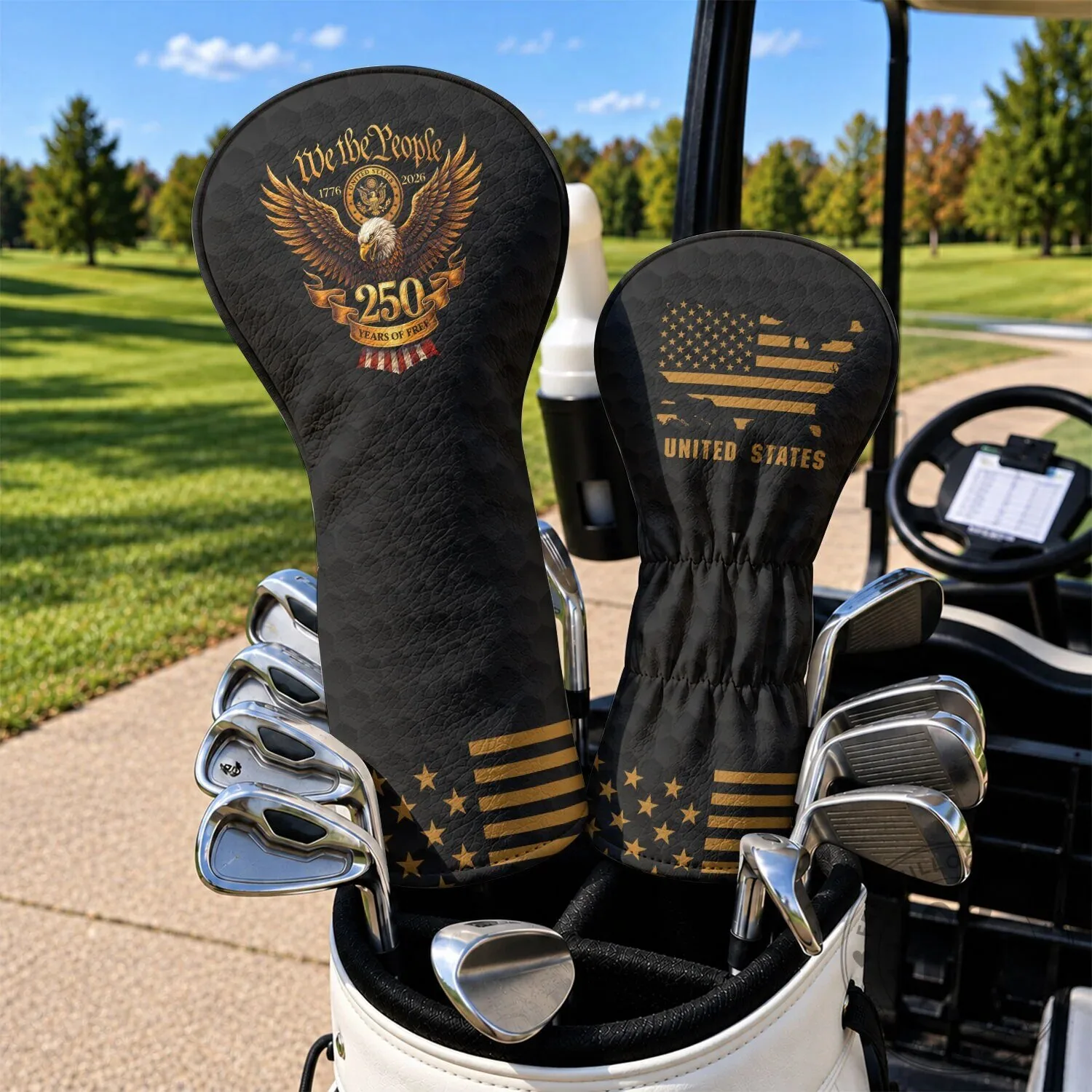We The People 250 Years Of Freedom American Eagle Golf Club Head Cover 9 We The People 250 Years Of Freedom American Eagle Golf Club Head Cover