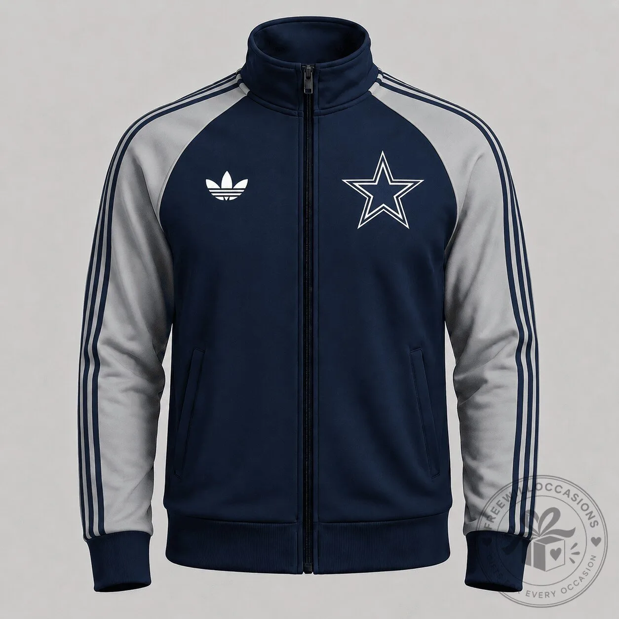 Dallas Cowboys Adidas Originals Full-Zip Track Jacket 1 Dallas Cowboys Adidas Originals Full-Zip Track Jacket