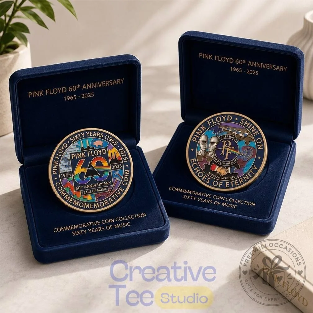 Pink Floyd 60th Anniversary Commemorative Coin Collection with Display Case 5 Pink Floyd 60th Anniversary Commemorative Coin Collection with Display Case